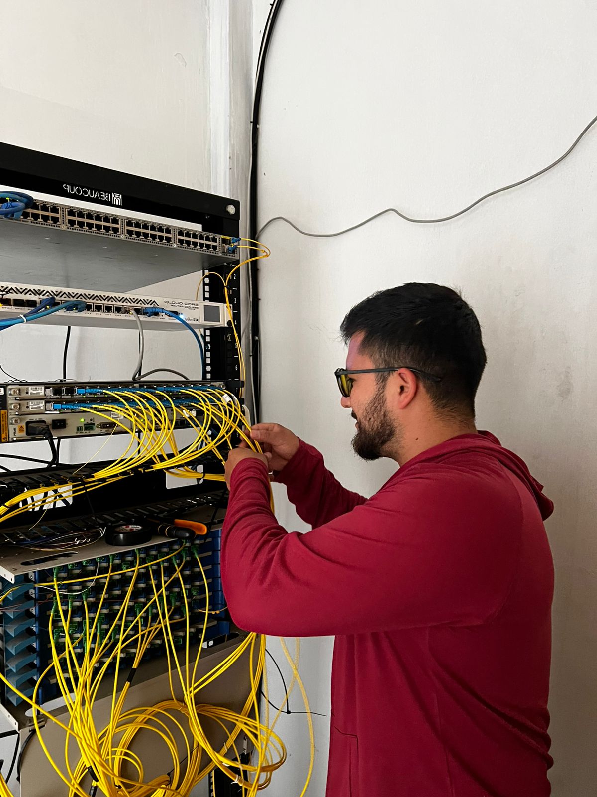 Trabajo en campo - Telecomunicaciones